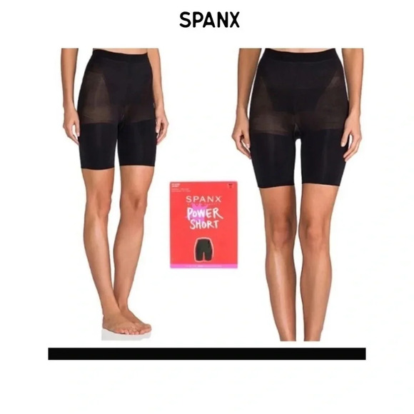 Spanx Power Short Black - Picture 1 of 7